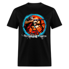 Breaking Clays Skeet Trap shooting tee shirt - black