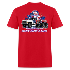 Decalnetwork tee - red