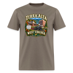 Town of Terra Alta West Virginia Design Tee Shirt - safari