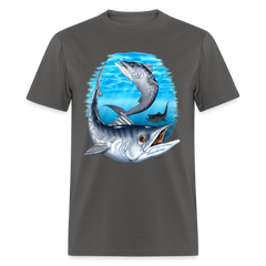King Mackerel Under Water tee shirt - charcoal