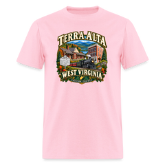 Town of Terra Alta West Virginia Design Tee Shirt - pink