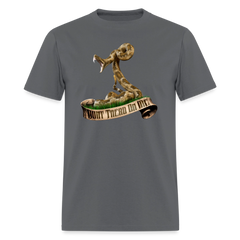 Don't Tread on Me tee shirt - charcoal
