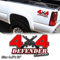 4x4 defender off road ar 15 decal sticker