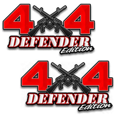 4x4 defender off road ar 15 decal sticker