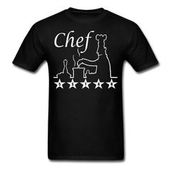 5 STAR Chef Tee shirt Culinary Cook - black