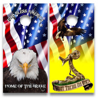 Cornhole Board Decals and Wraps