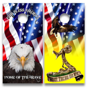 Cornhole Board Decals and Wraps
