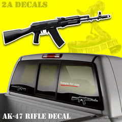 AK 47 Vinyl Decal set 2A gun stickers