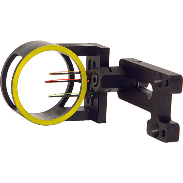 Allen Intruder 3 pin fiber optic bow sight aluminum mount