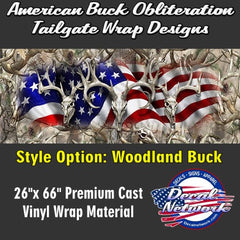 American Buck Tailgate Wraps - [Awesome_Decals]