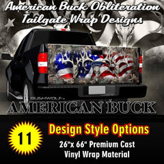 American Buck Tailgate Wraps - [Awesome_Decals]