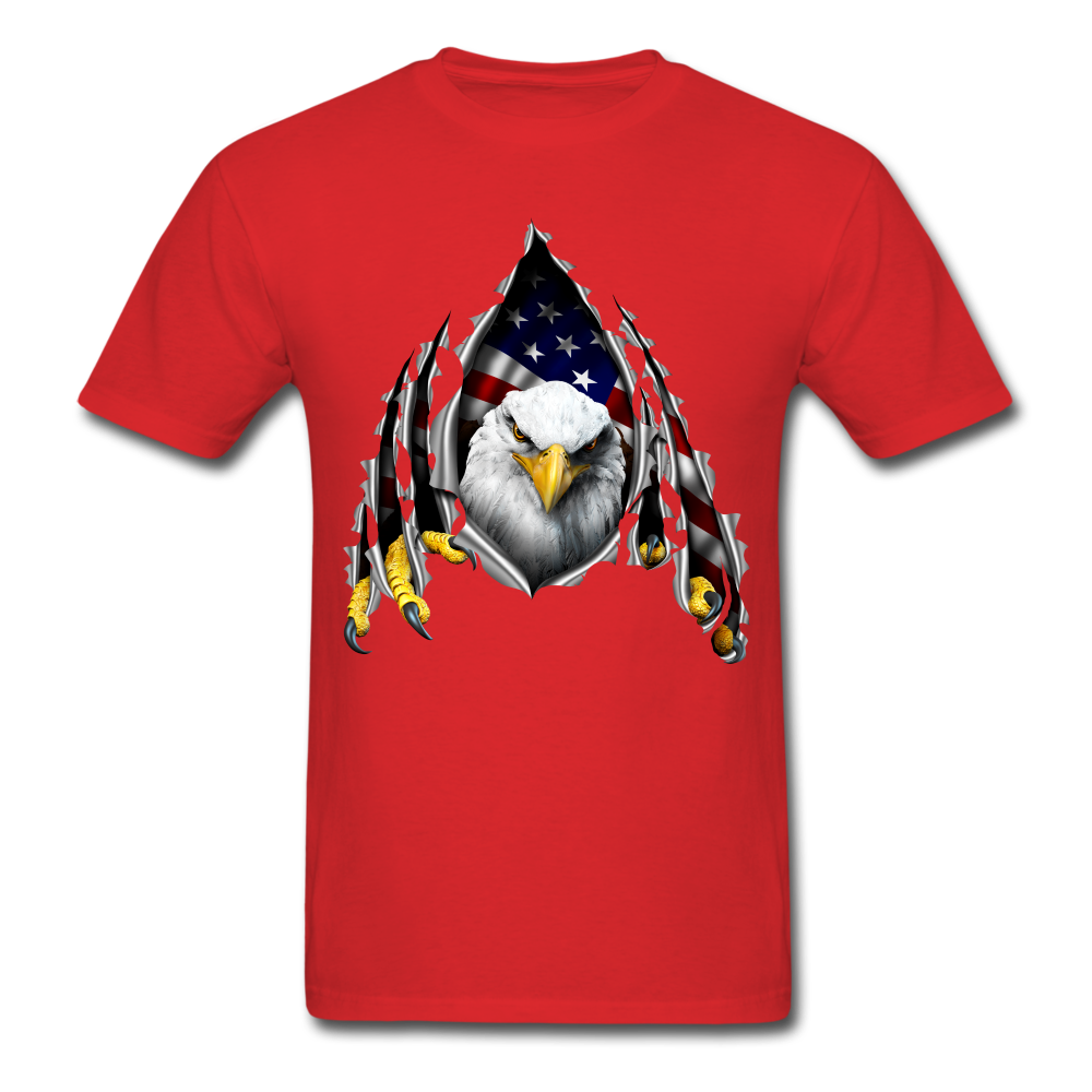 American Flag Eagle Ripping Out tee shirt
