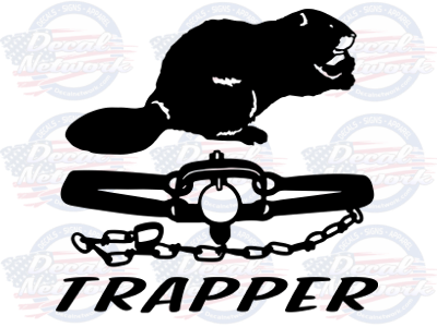 Sticker Trapper beaver-trapper-vinyl-trapping-decal-sticker-car-truck-suv-window-677 ...