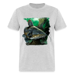 Big Catfish tee shirt - heather gray