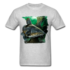 Big Catfish tee shirt - heather gray