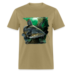 Big Catfish tee shirt - khaki