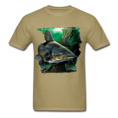 Big Catfish tee shirt - khaki
