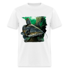 Big Catfish tee shirt - white