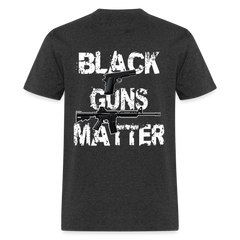 Black Guns Matter tee shirt - heather black