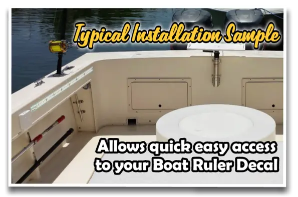 How to install your new Boat Ruler Decal