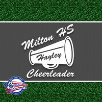 Cheerleading Cheer personalized sports decals