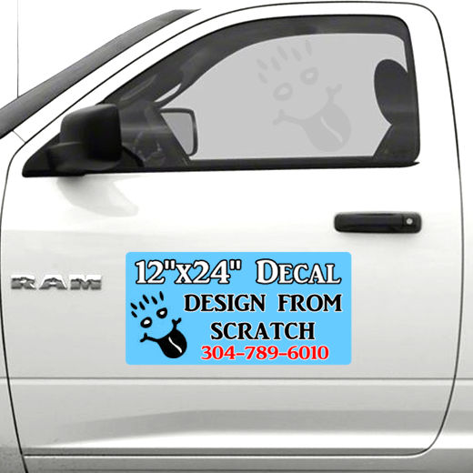Custom Larger Full Color Vehicle Decals