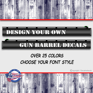 Gun Barrel Decals Stock Designs