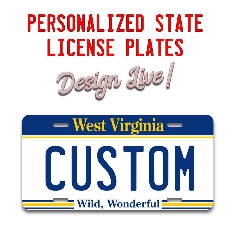 Custom State License Plates  6