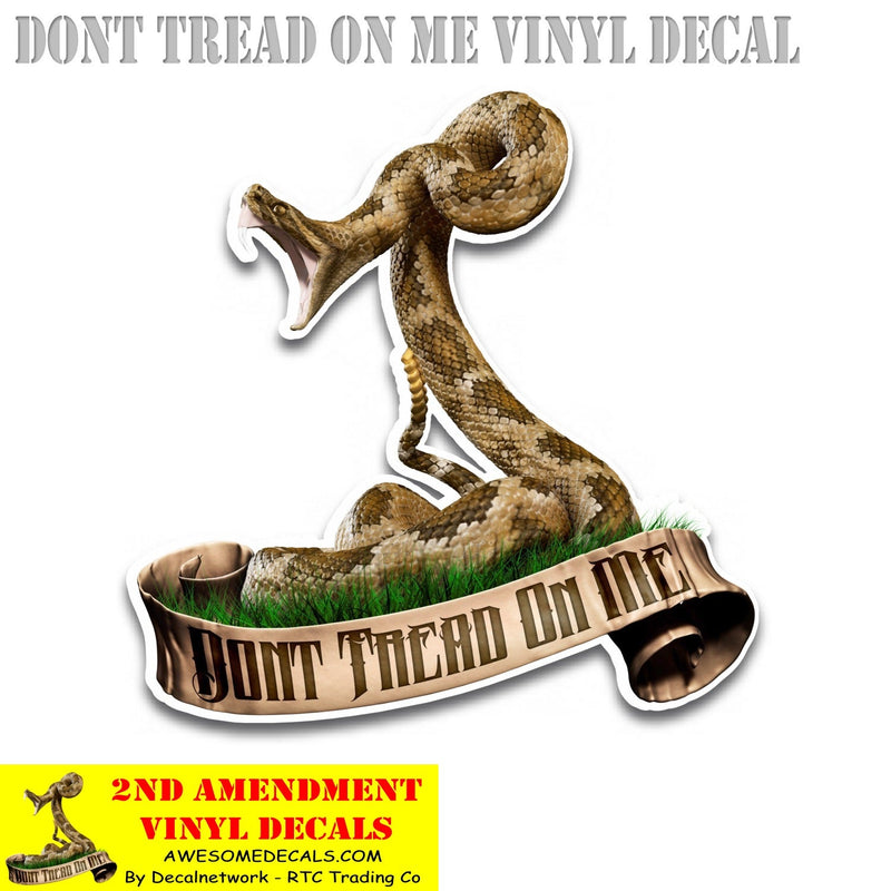 DONT TREAD ON ME Vinyl Decal 2A gun stickers