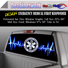 emergency first responder window graphic