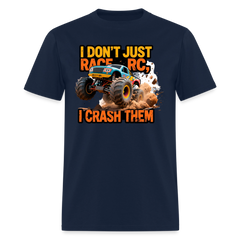 I JUST DON'T RACE RC, I CRASH THEM Design2 - navy