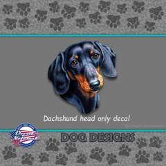 I Love My Dachshund dog breed vinyl decal - RTC Trading Company