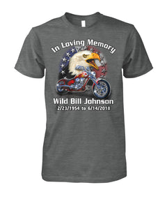 In Loving Memory Custom Motorcycle shirt - ViralStyle