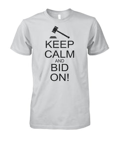 Keep calm and bid on shirt - ViralStyle