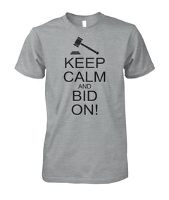 Keep calm and bid on shirt - ViralStyle