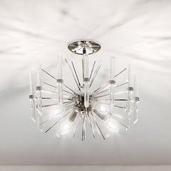 Kichler 44277 PN Eris Ceiling Light 4 Light Clear Optical Crystal Glass