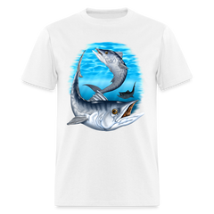 King Mackerel Under Water tee shirt - white