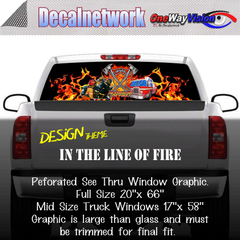 in the line of fire window graphic