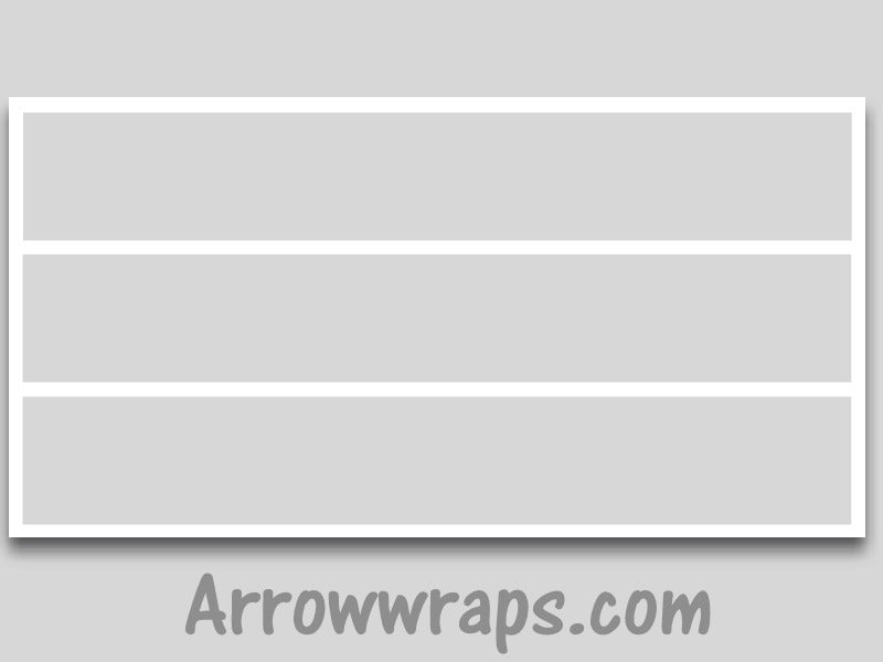 Solid Light Grey Arrow wraps