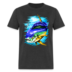 Mahi Mahi tee shirt - heather black
