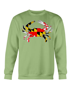 maryland flag crab design shirt