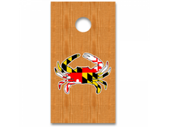 maryland flag crab decal sticker corn hole boards