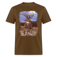 Monster Whitetail Super Freak Wildlife tee shirt - brown