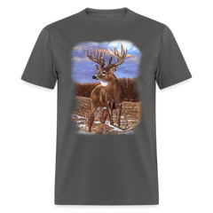 Monster Whitetail Super Freak Wildlife tee shirt - charcoal