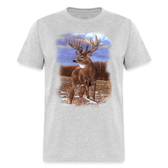 Monster Whitetail Super Freak Wildlife tee shirt - heather gray