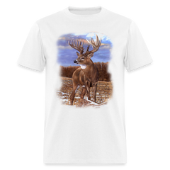 Monster Whitetail Super Freak Wildlife tee shirt - white