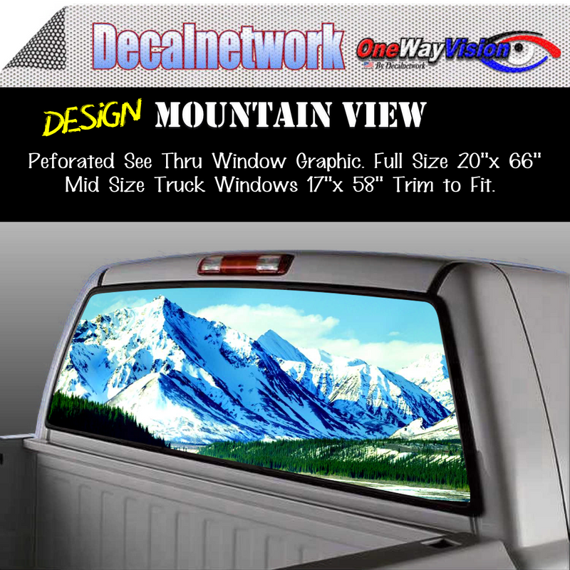 mountain scene window graphic