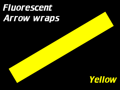 yellow fluorescent arrow wraps
