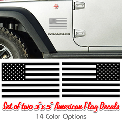jeep american flag vinyl decals