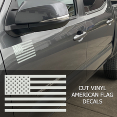 cut vinyl american flag vinyl decal sticker
